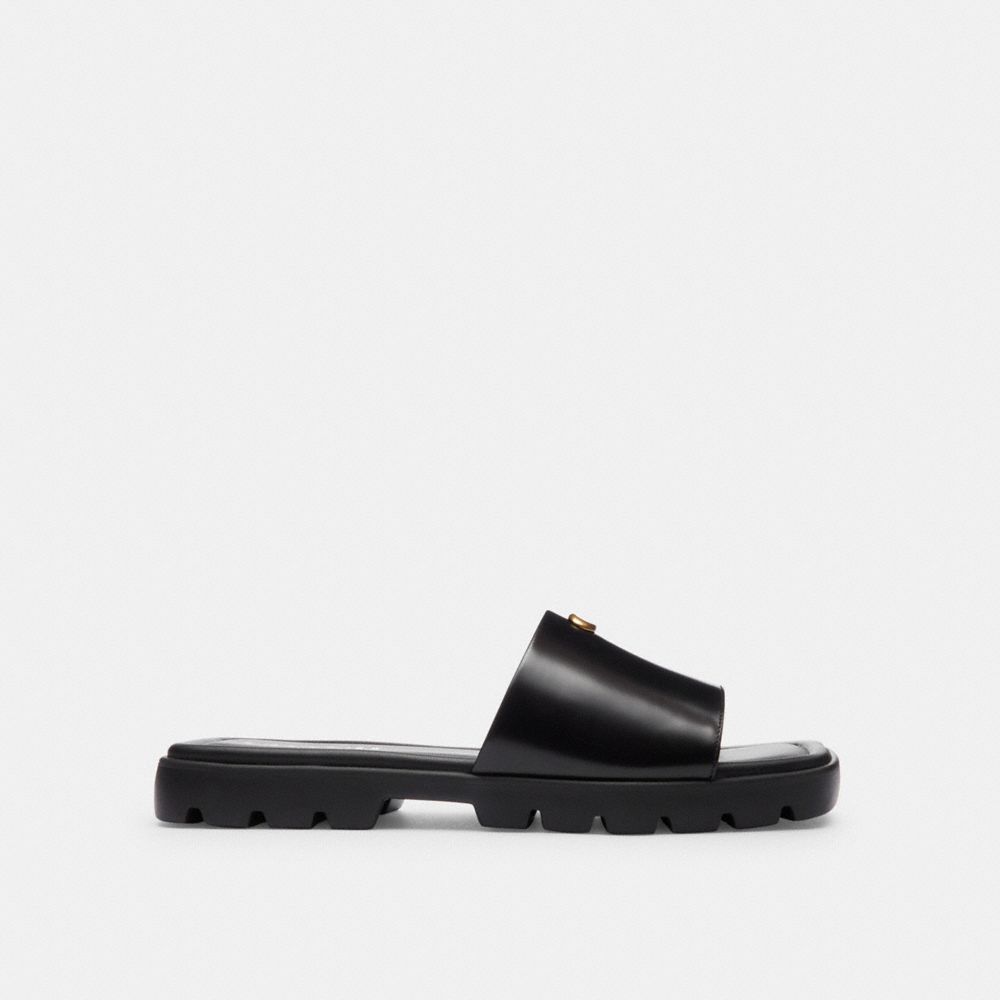 Women's Coach Florence Sandal Black