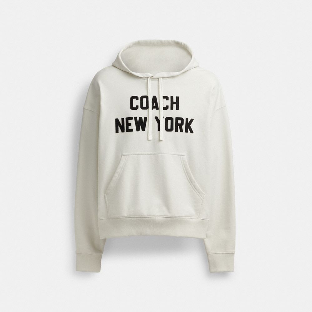 Coach Hoodie Sweatshirt Cream