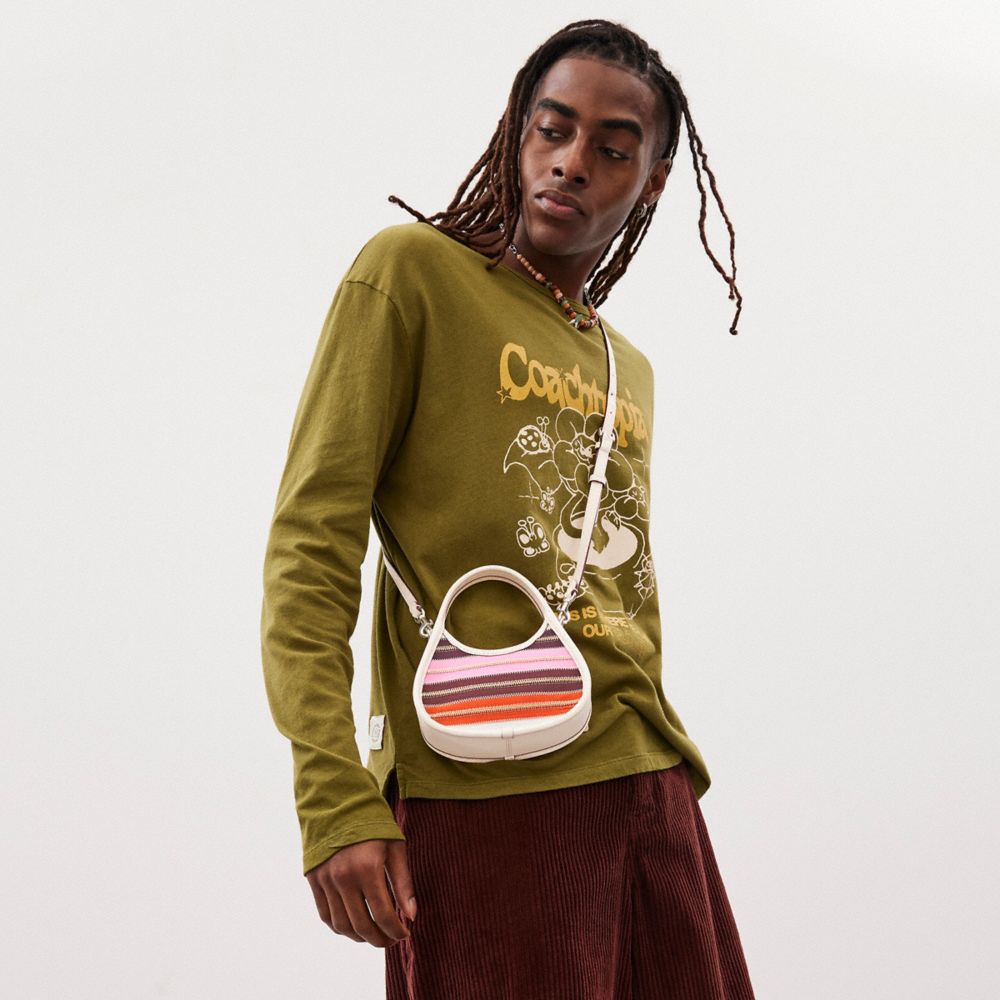 Coach Mini Ergo Bag In Upcrafted Zippers Multi