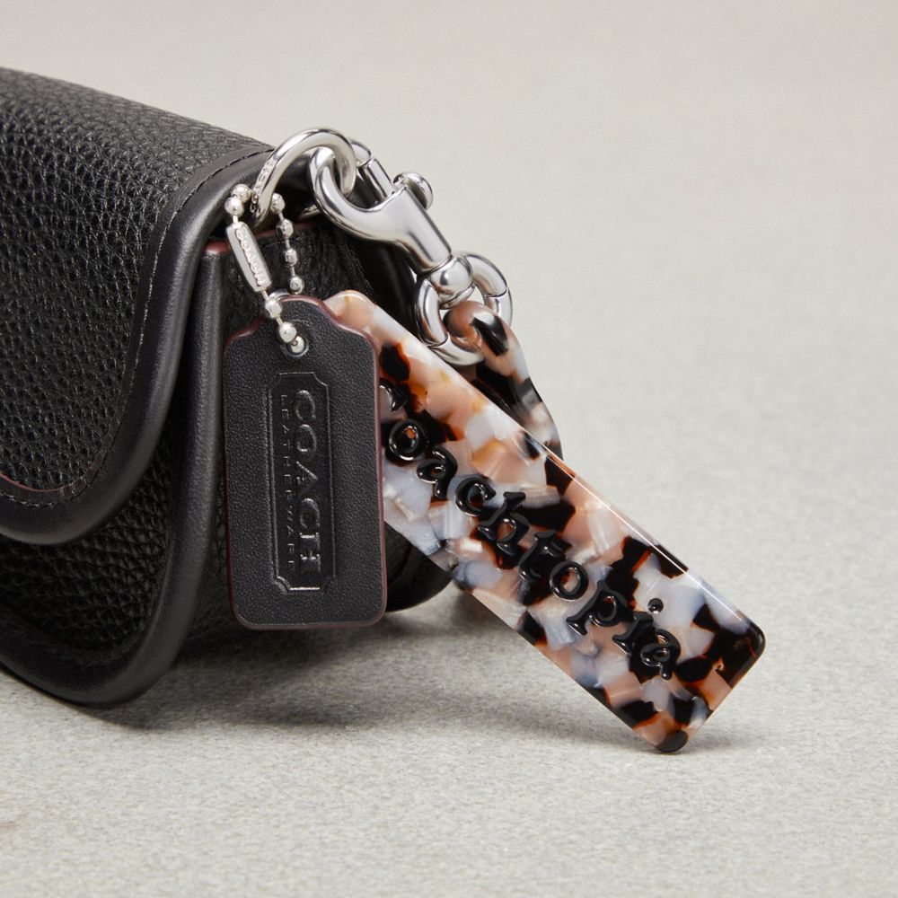 Coach Mini Wavy Dinky Bag In Coachtopia Leather Black