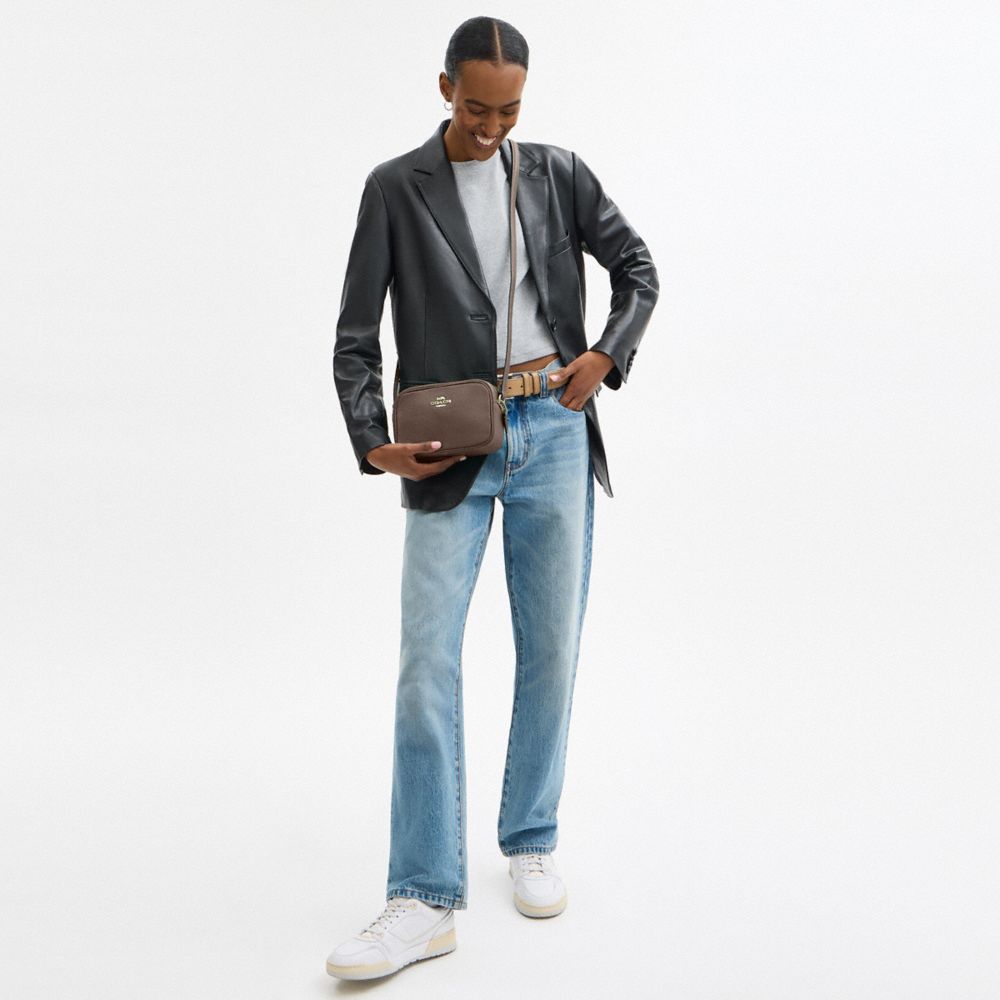 Coach Mini Jamie Camera Bag Gold Dark Stone