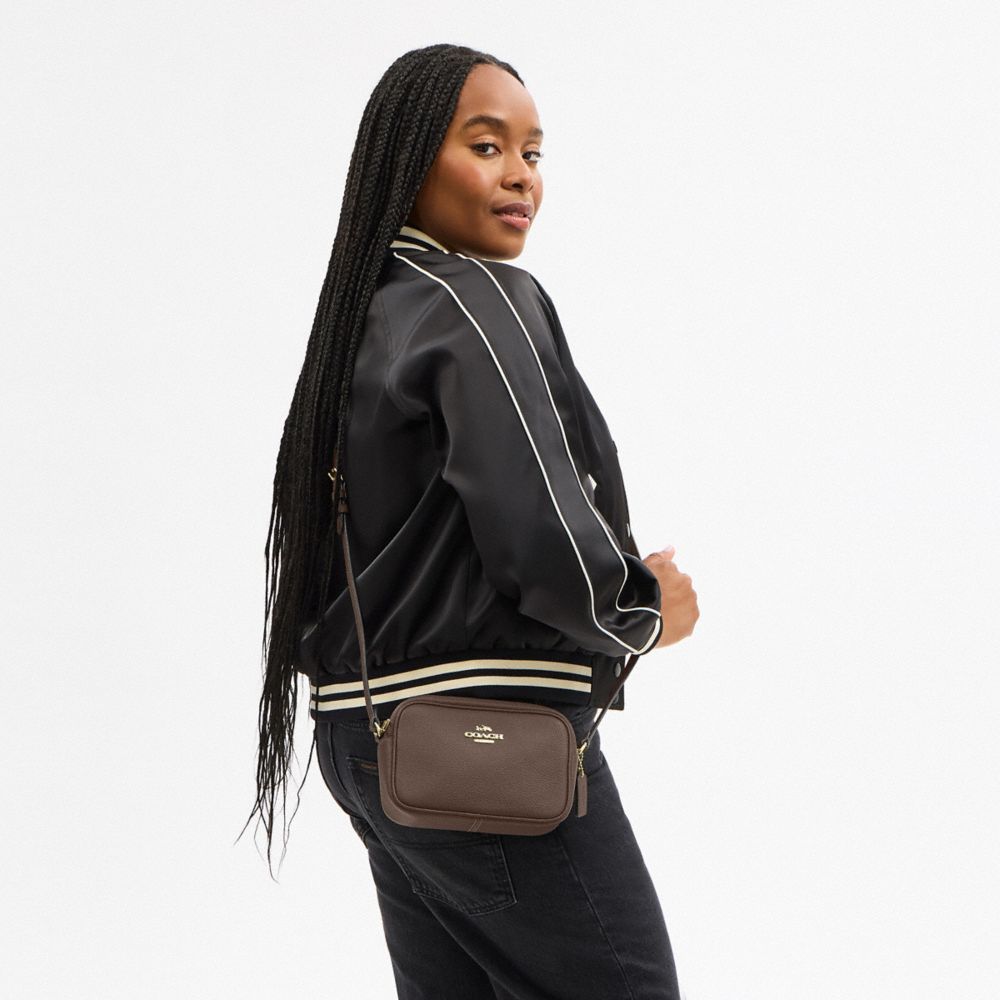 Coach Mini Jamie Camera Bag Gold Dark Stone