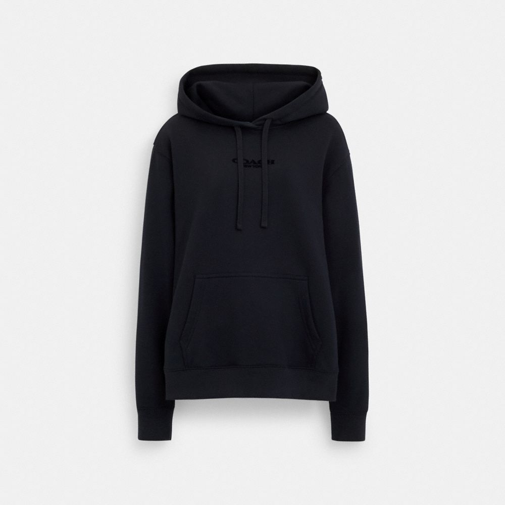 Coach Signature Hoodie Navy