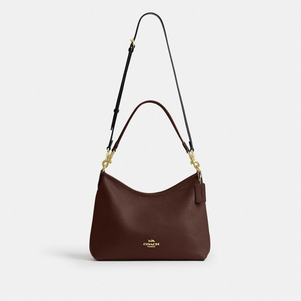 Coach Laurel Shoulder Bag Gold Maple