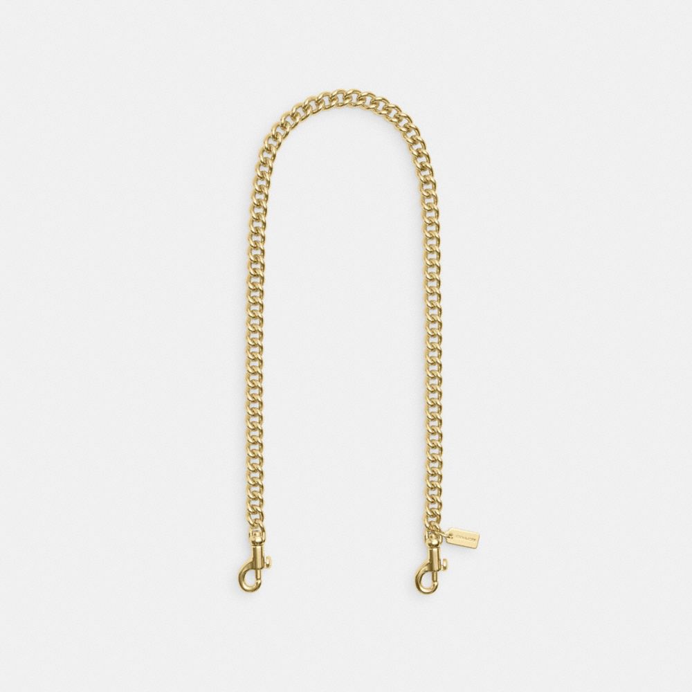 Coach Chain Shoulder Strap Gold Gold