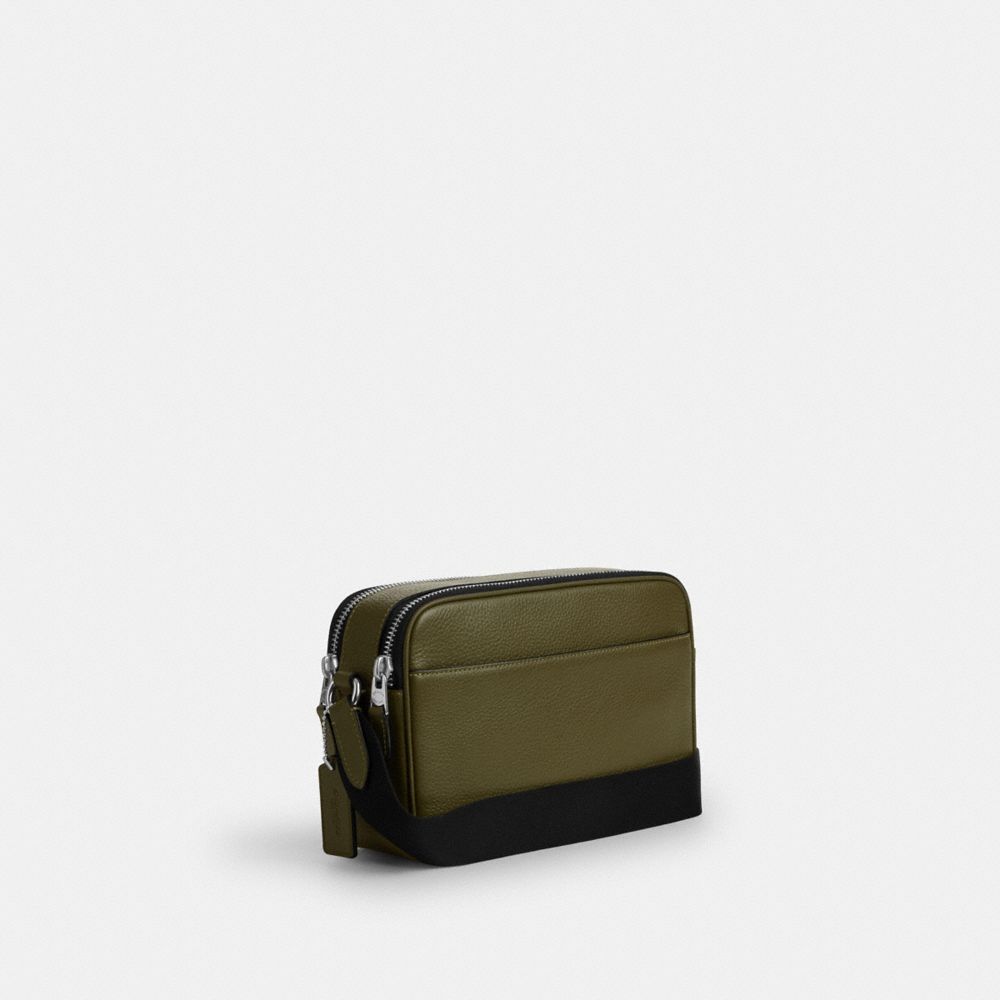 Coach Graham Crossbody Bag Silver Olive
