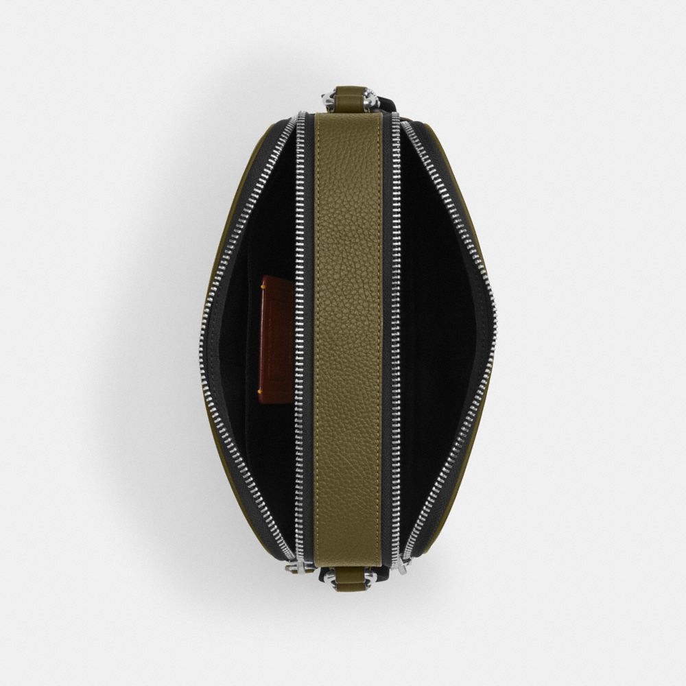 Coach Graham Crossbody Bag Silver Olive