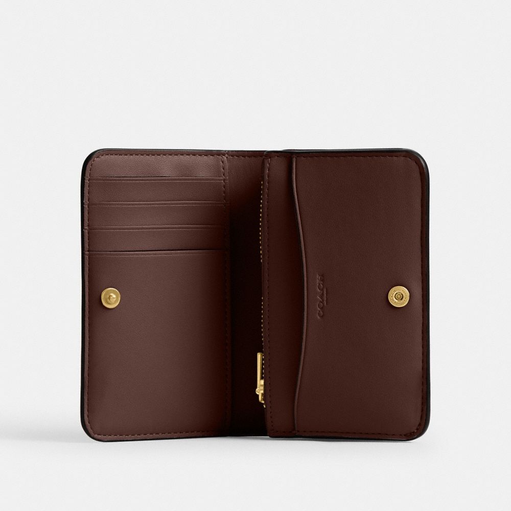 Coach Essential Slim Card Case Brass Maple