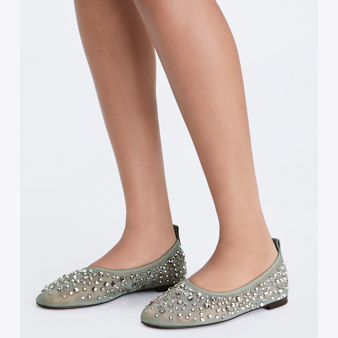 Tory Burch Crystal Ballet BLUE
