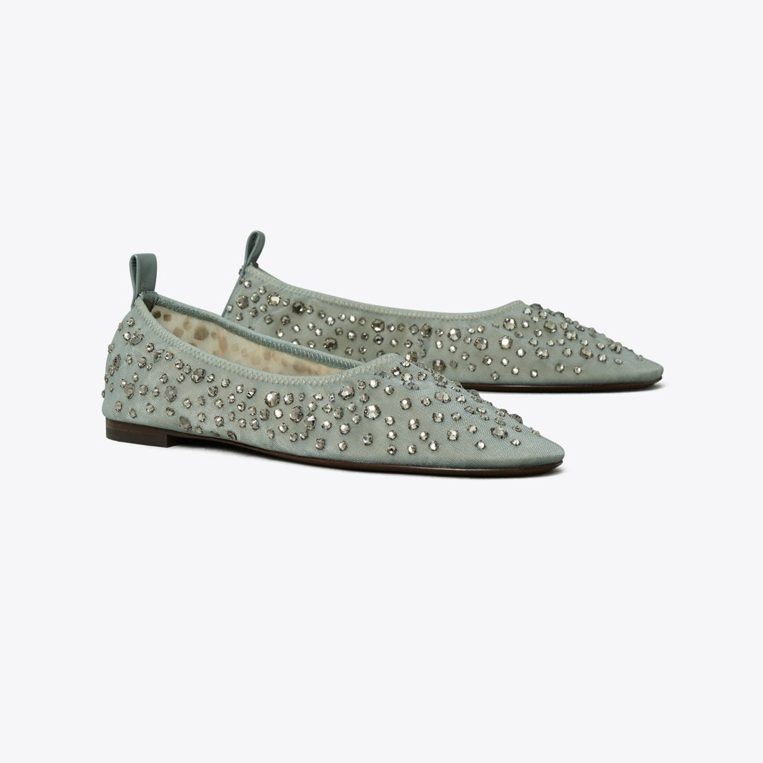 Tory Burch Crystal Ballet BLUE