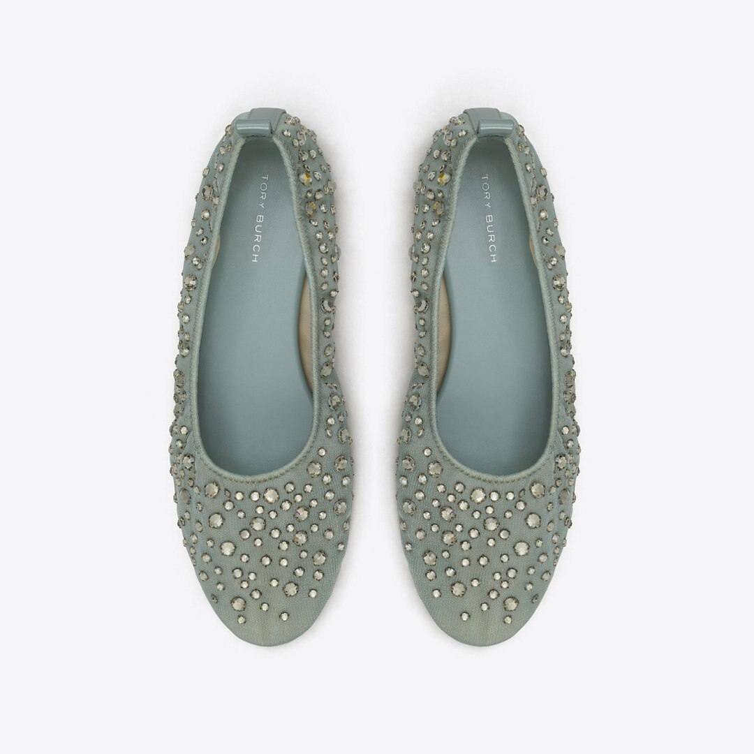 Tory Burch Crystal Ballet BLUE