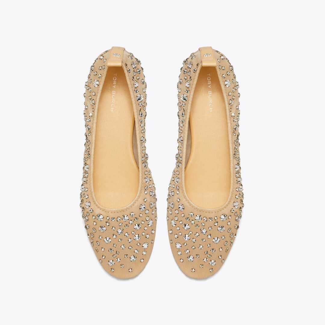 Tory Burch Crystal Ballet SHEER