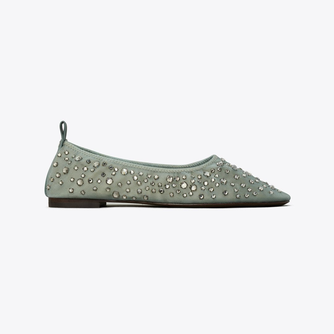 Tory Burch Crystal Ballet BLUE