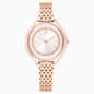 Swarovski Crystalline Aura Watch Swiss Made Metal Bracelet Rose Gold Tone Rose Gold-Tone Finish SW5730140