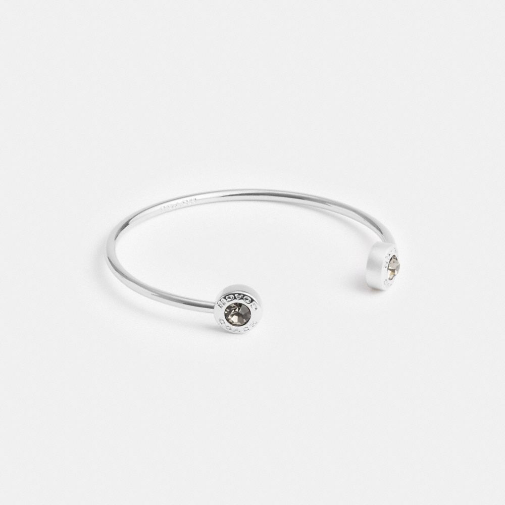 Coach Open Circle Cuff Silver