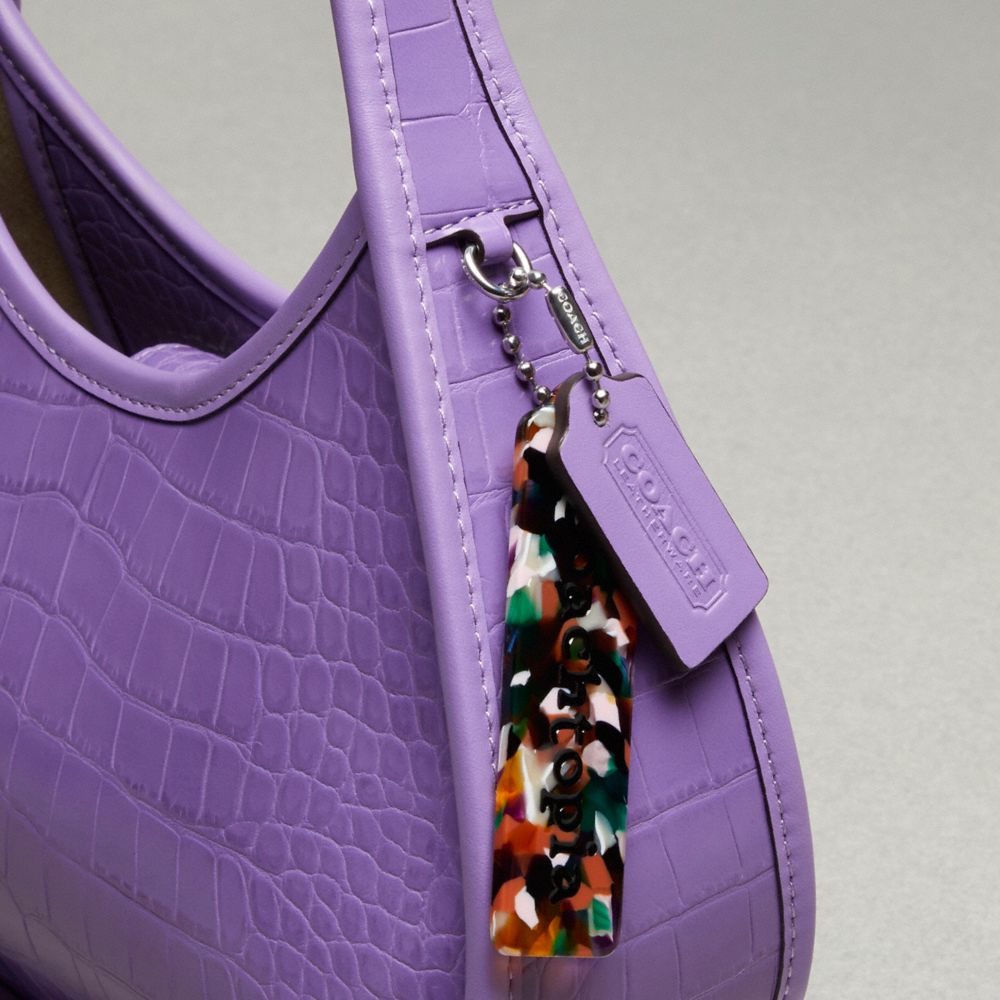 Coach Ergo Bag In Croc Embossed Coachtopia Leather Iris