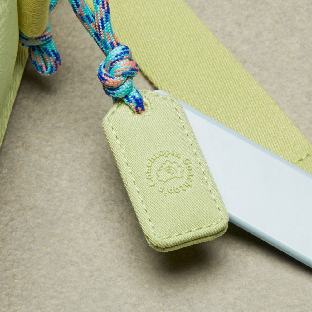 Coach Coachtopia Loop Mini Tote Pale Lime