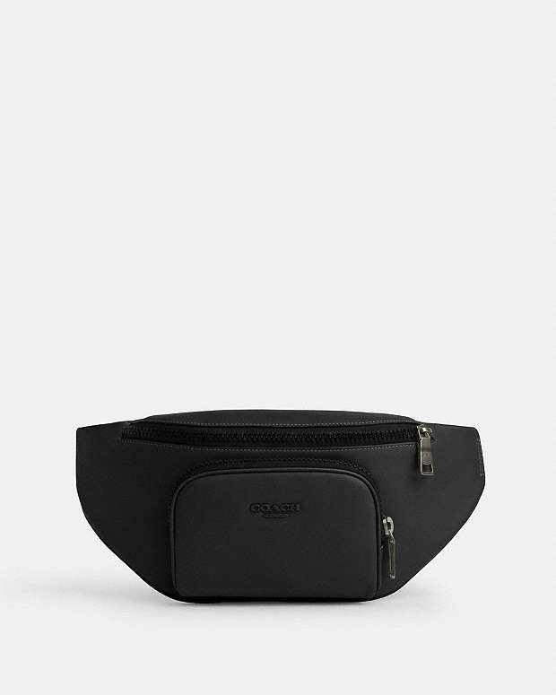 Racer Belt Bag Gunmetal-Black Gunmetal-Black