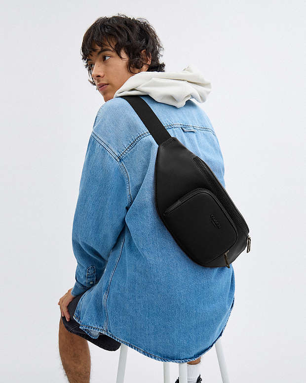 Racer Belt Bag Gunmetal-Black Gunmetal-Black