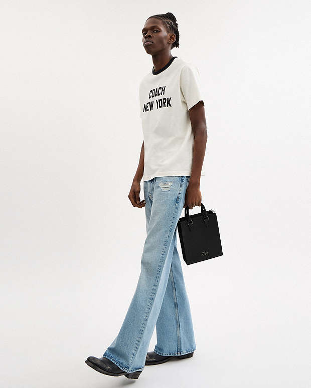 Dylan Tote Bag Pebbled Leather-Gunmetal-Black Pebbled Leather-Gunmetal-Black