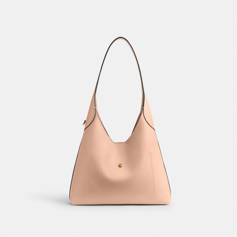 Coach Brooklyn Shoulder Bag 28 Brass Cream