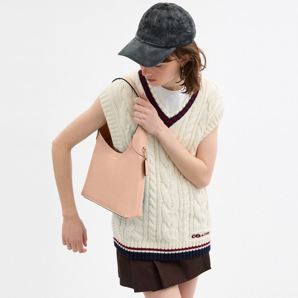Coach Brooklyn Shoulder Bag 28 Brass Cream
