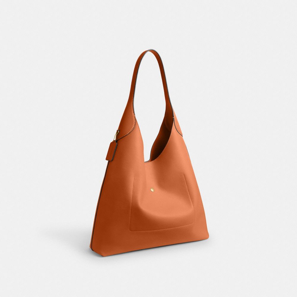 Coach Brooklyn Shoulder Bag 28 Brass Toffee
