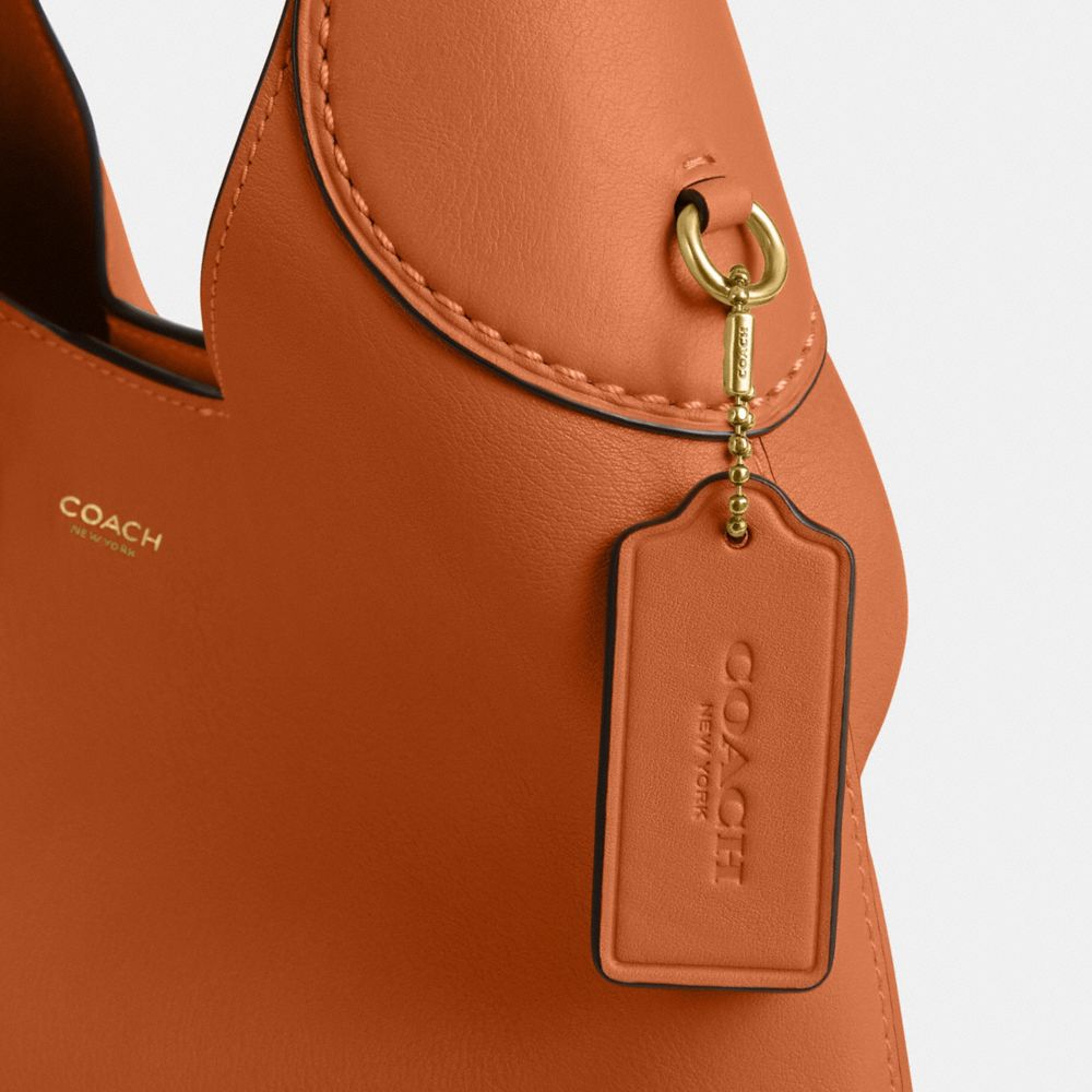 Coach Brooklyn Shoulder Bag 28 Brass Toffee