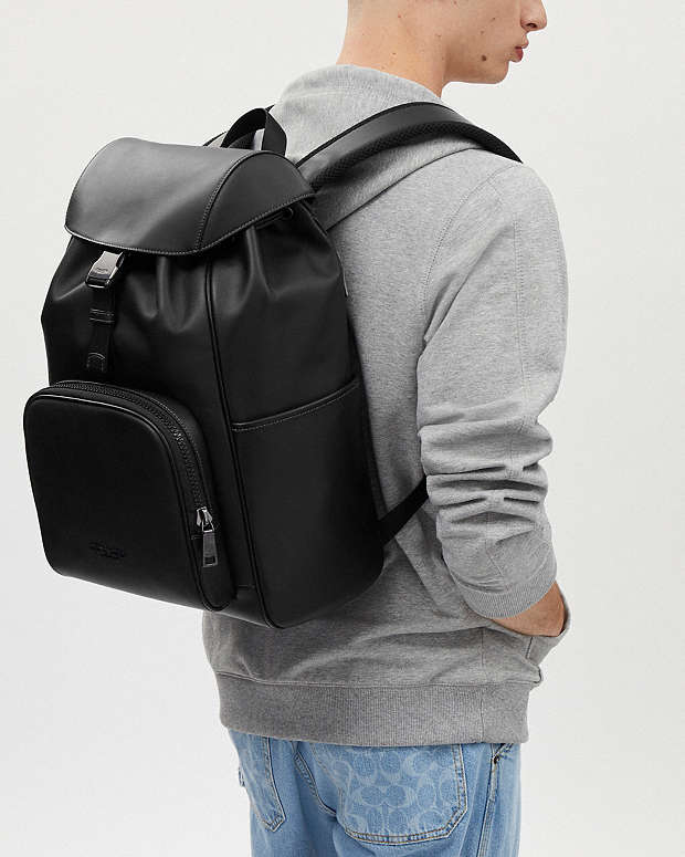 Racer Backpack Gunmetal-Black Gunmetal-Black