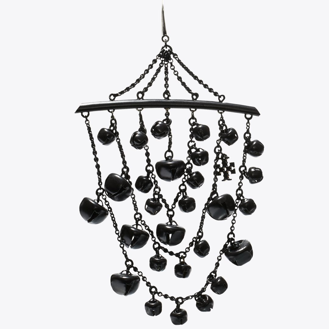 Tory Burch Curiosity Bell Earrings Black