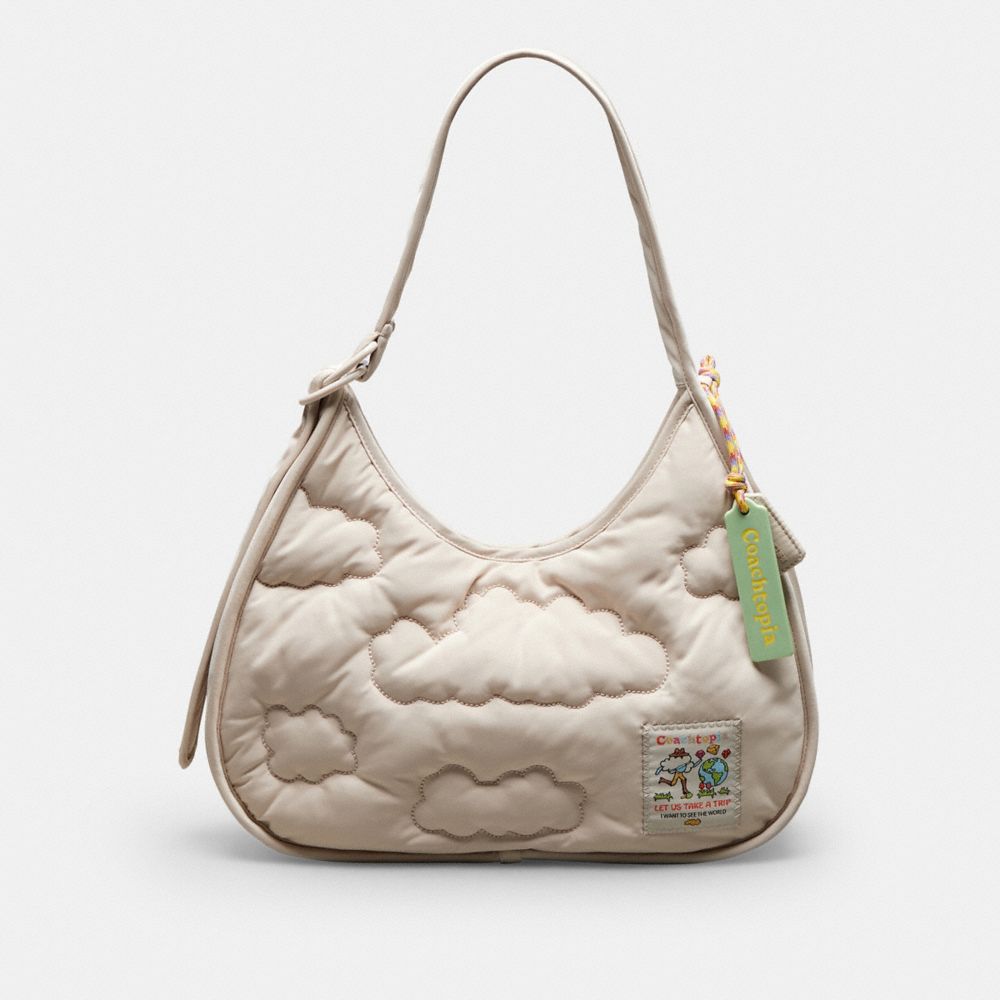 Coach Coachtopia Loop Ergo Bag With Cloud Quilting Cloud