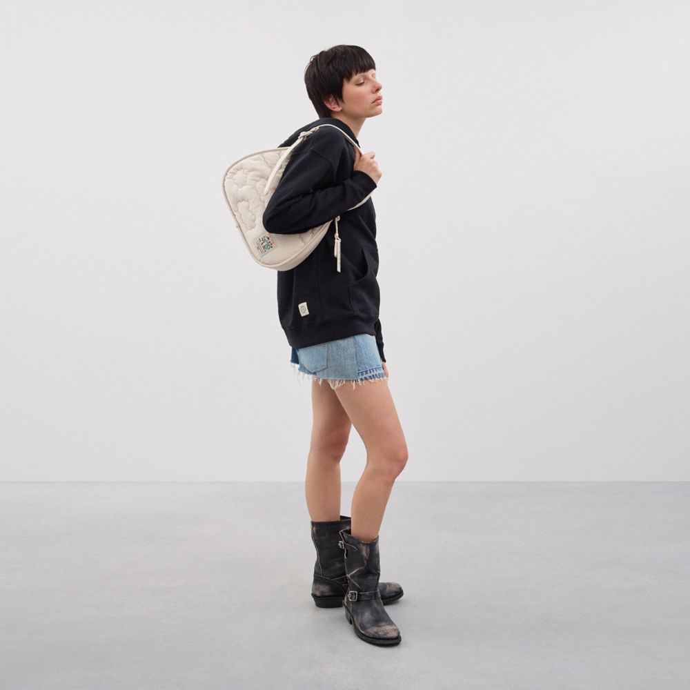 Coach Coachtopia Loop Ergo Bag With Cloud Quilting Cloud Cloud