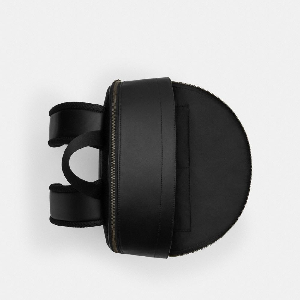 Coach West Backpack In Signature Canvas Gunmetal Charcoal Black