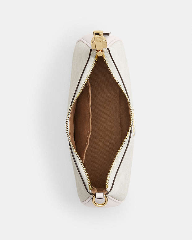 Teri Shoulder Bag In Signature Canvas Signature Canvas-Gold-White-Chalk Signature Canvas-Gold-White-Chalk