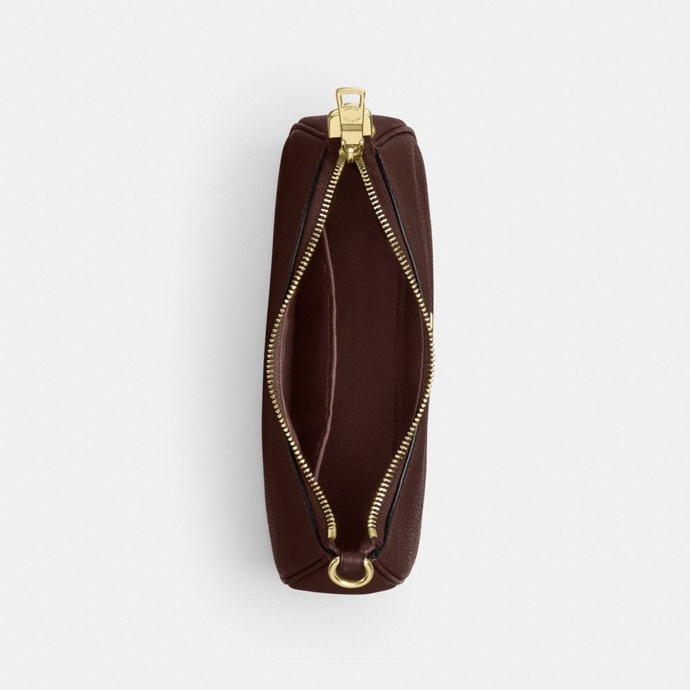 Women's Coach Teri Shoulder Bag Gold Maple, hardware detail