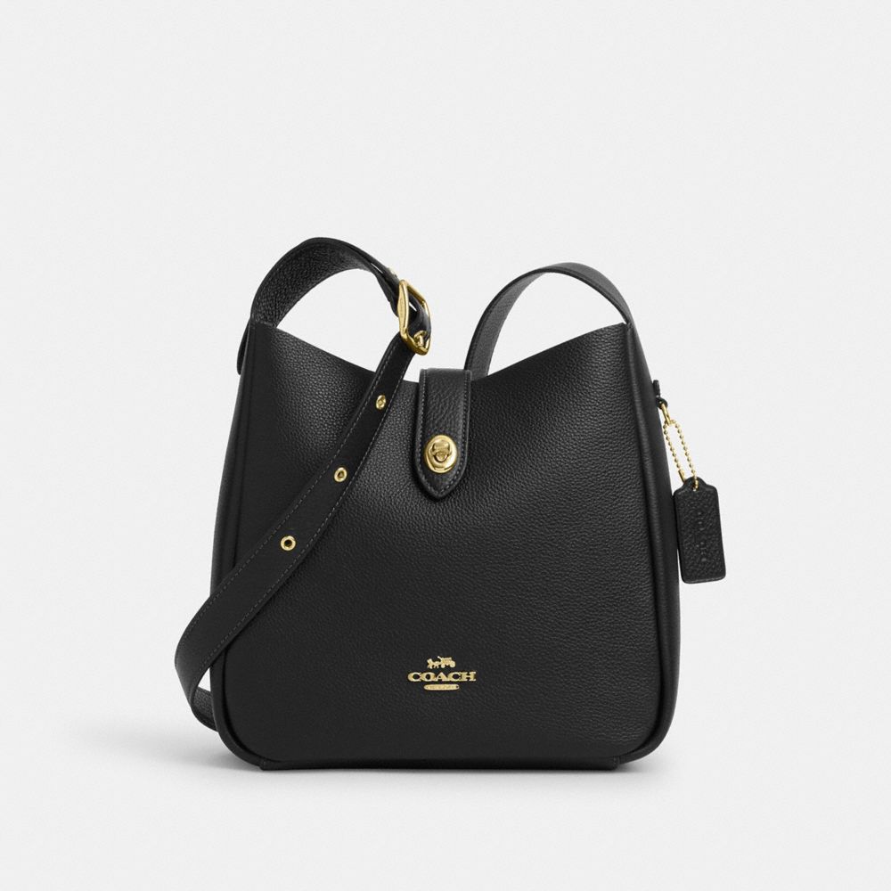Coach Hadley Convertible Crossbody Bag Gold Black