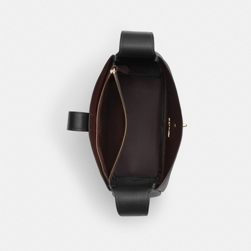 Coach Hadley Convertible Crossbody Bag Gold Black