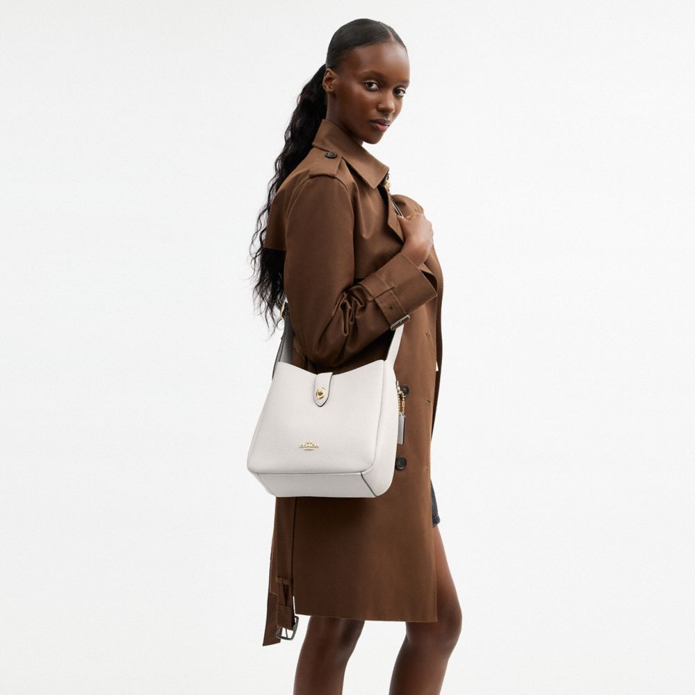 Coach Hadley Convertible Crossbody Bag Gold Chalk