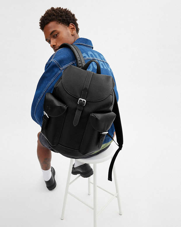 Warner Backpack Silver-Black Silver-Black