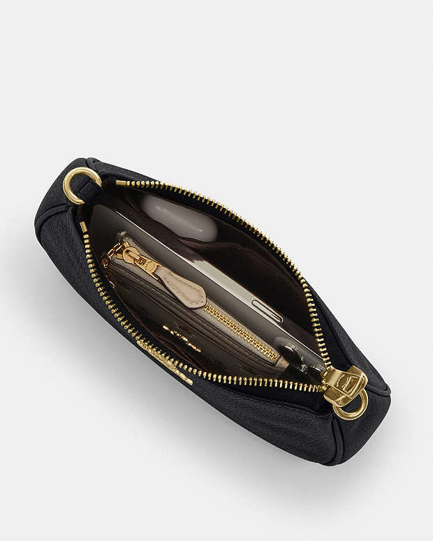 Teri Mini Crossbody Bag Pebbled Leather-Gold-Black Pebbled Leather-Gold-Black