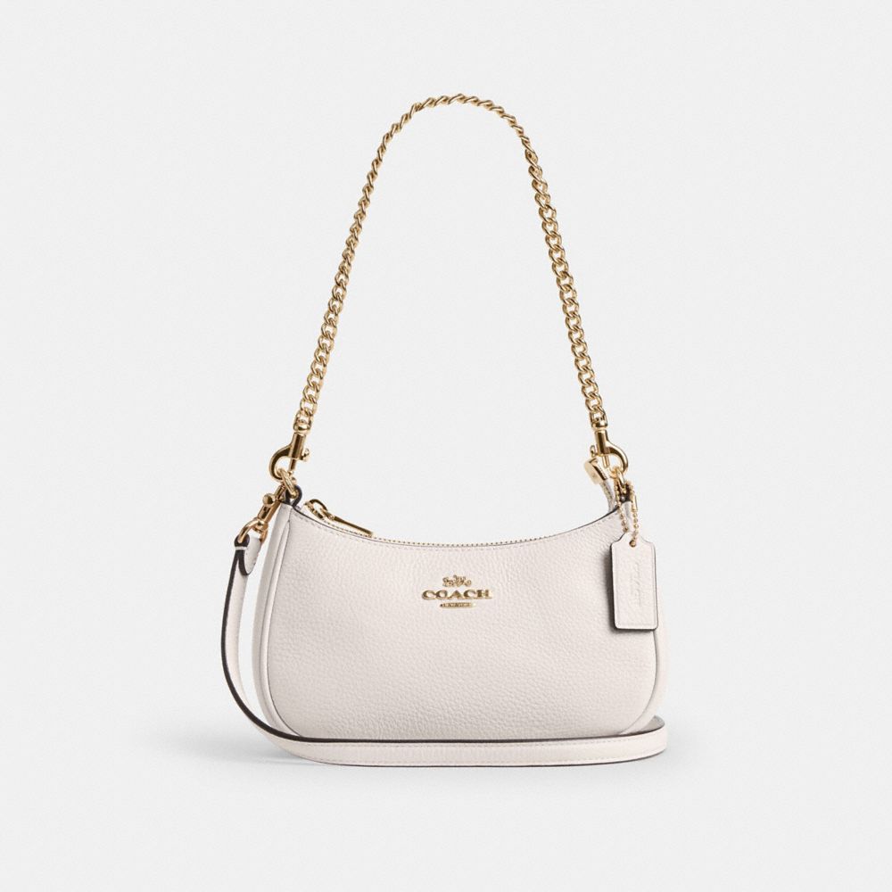 Coach Teri Mini Crossbody Bag Gold Chalk