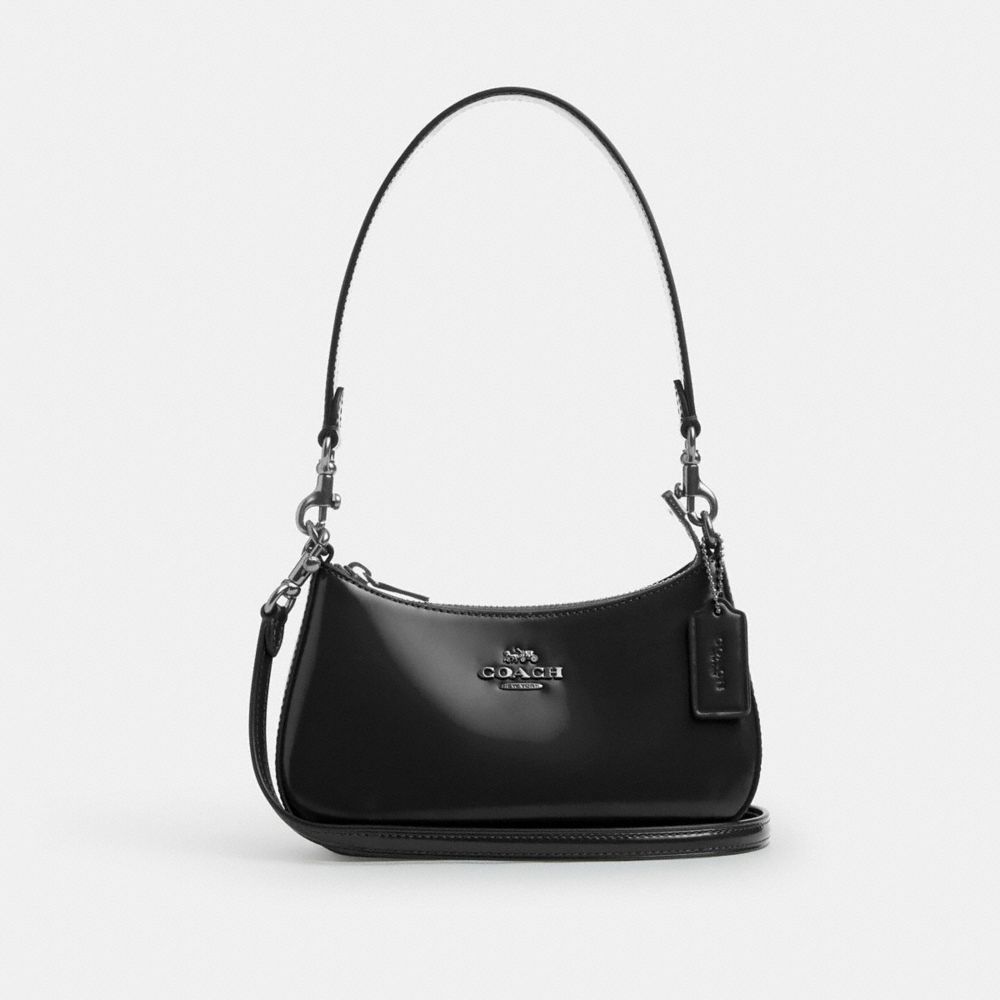 Coach Teri Mini Crossbody Bag Silver Black