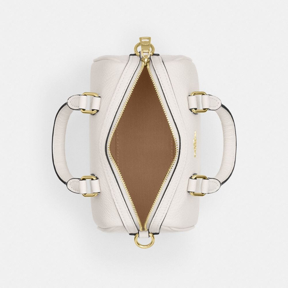 Coach Mini Rowan Crossbody Bag Gold Chalk