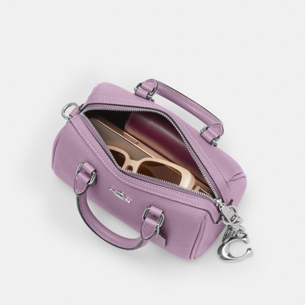 Coach Mini Rowan Crossbody Bag Silver Jasmine