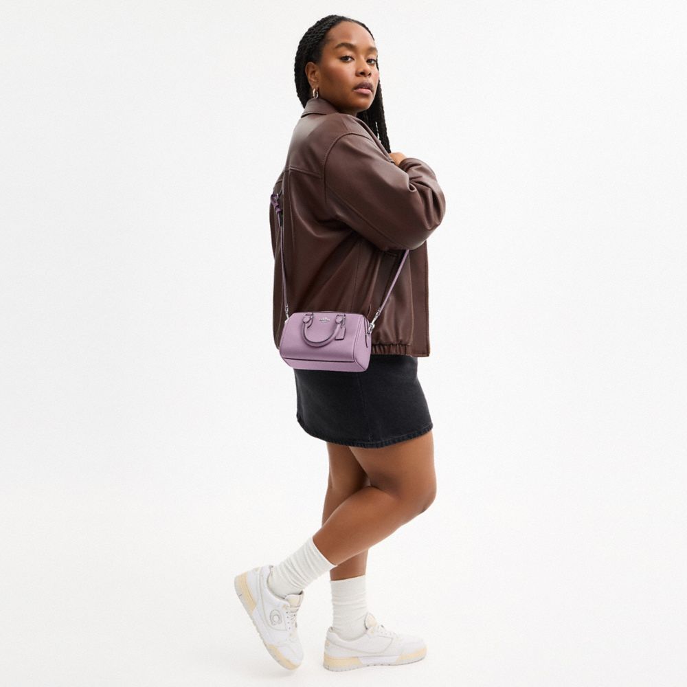 Coach Mini Rowan Crossbody Bag Silver Jasmine