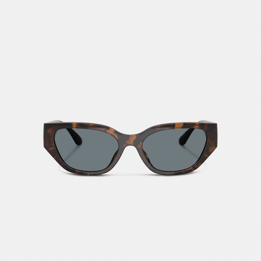 Coach Geometric Cat Eye Sunglasses Dark Tortoise