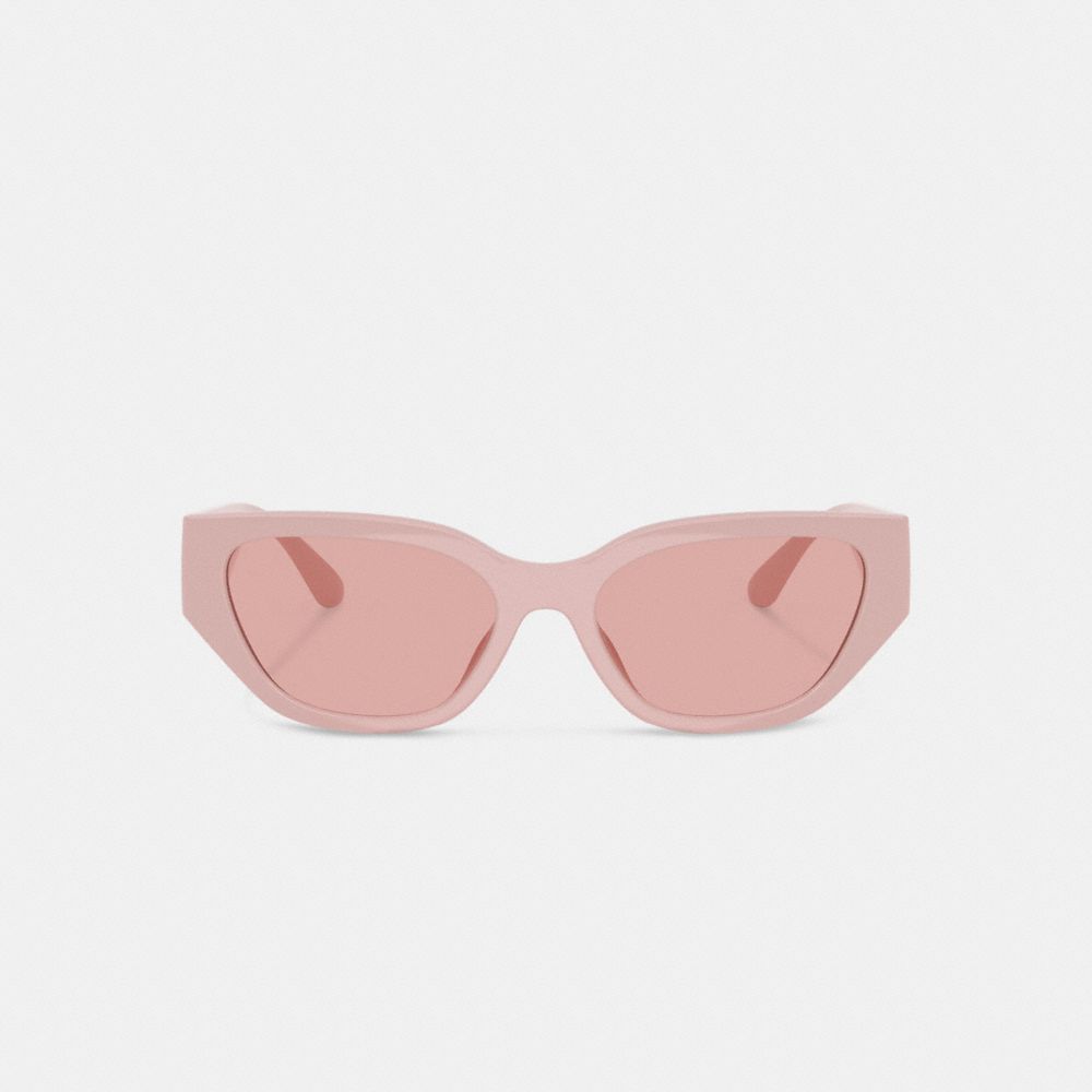 Coach Geometric Cat Eye Sunglasses Soft Pink
