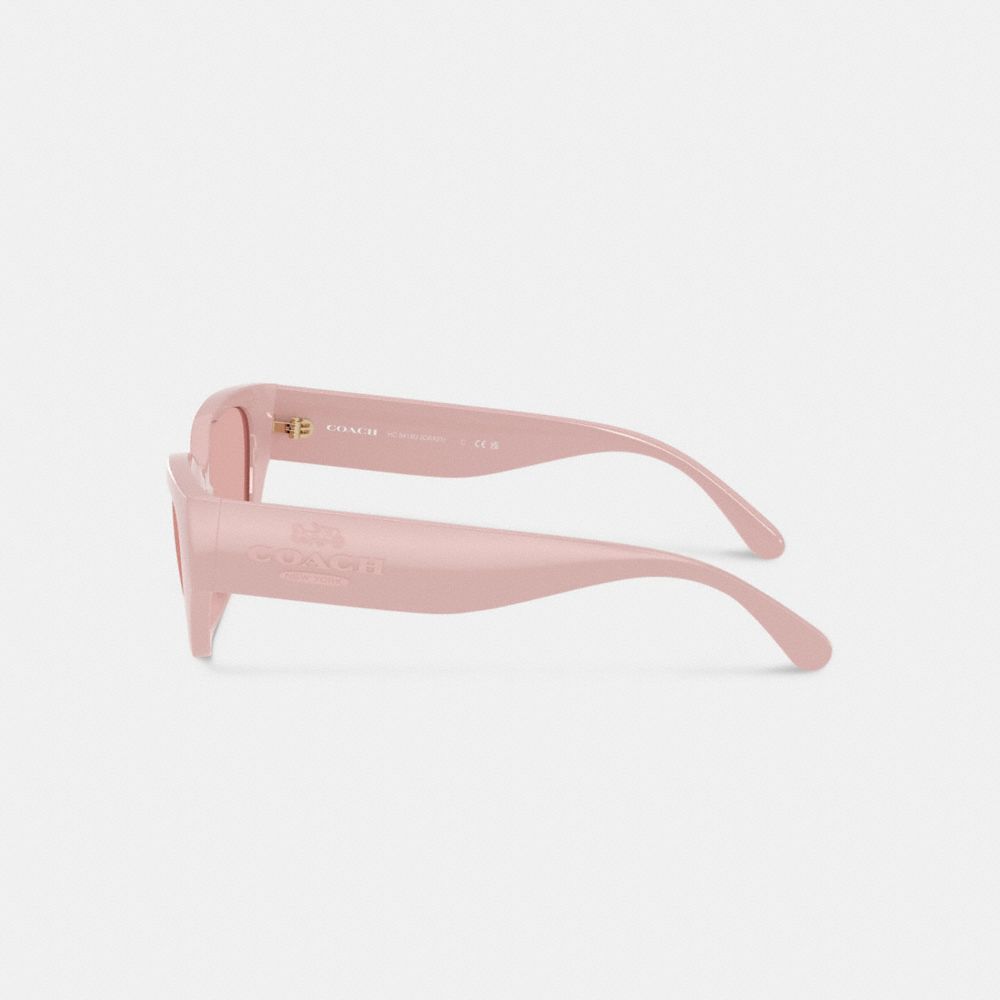 Coach Geometric Cat Eye Sunglasses Soft Pink