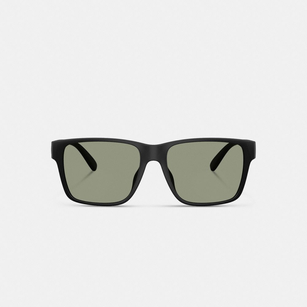 Coach Square Sunglasses Matte Black