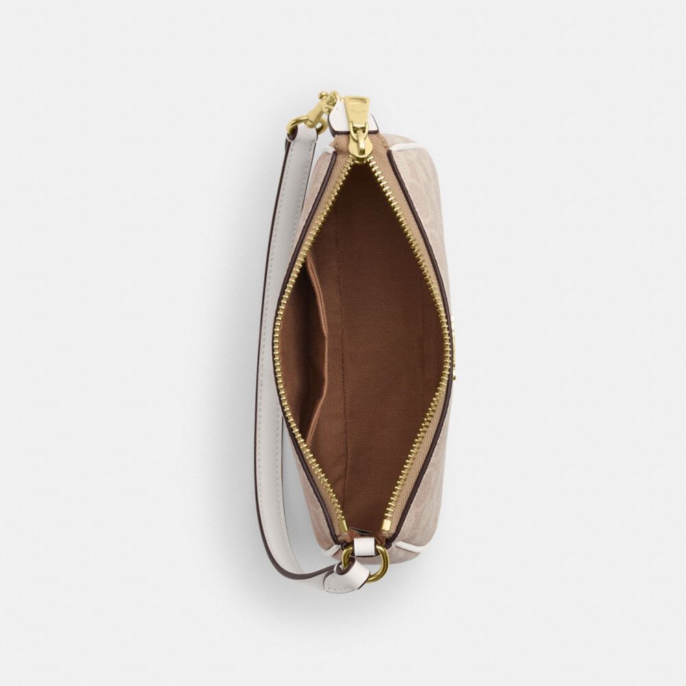 Coach Nolita 19 In Signature Canvas Gold Sand Chalk